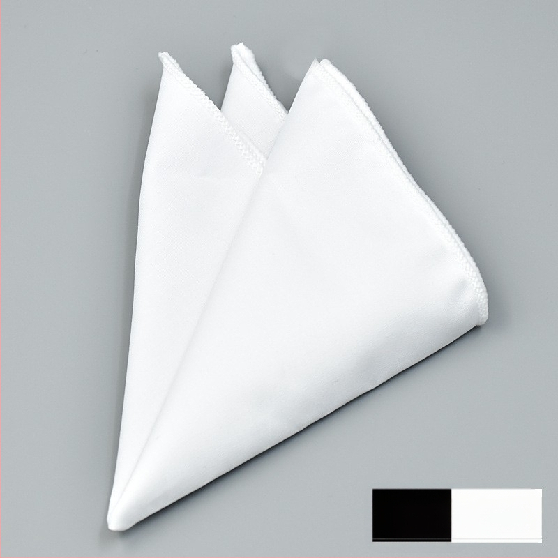 Kokvilnas kabatas lakatiņš uzvalkam, monohromatisks raksts, Jacquard audums, kokvilnas odere