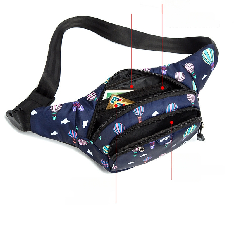 Fuxi sport deréktáska szabadtéri sportokhoz – Oxford anyag, unisex, 2025 tavasz