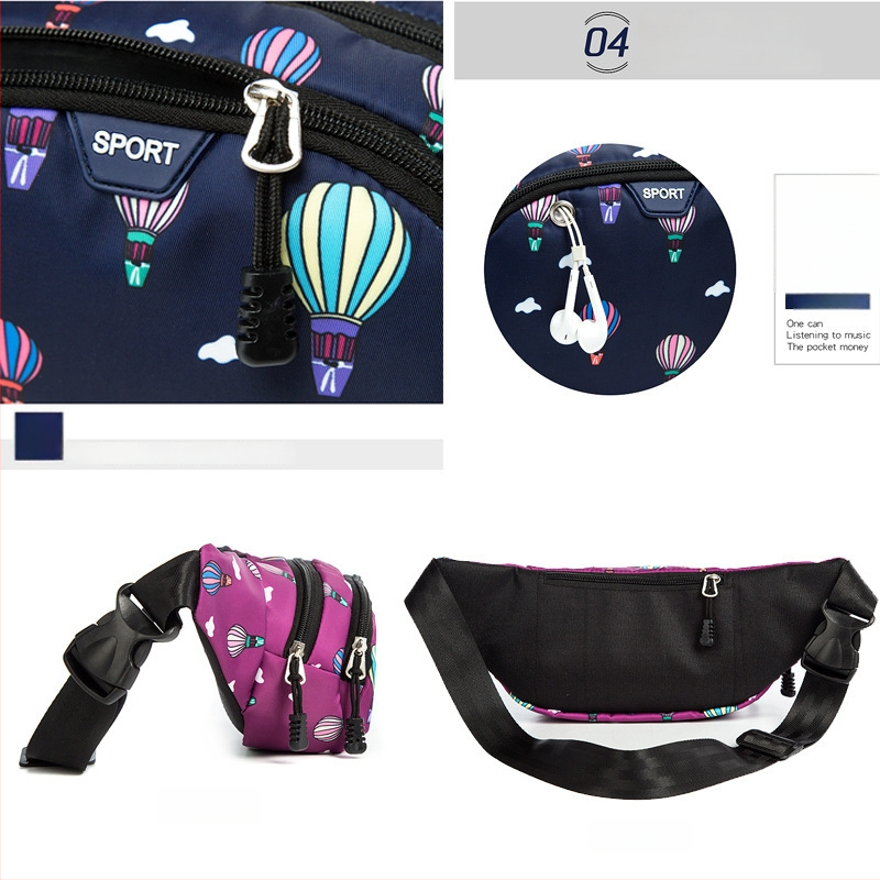 Fuxi sport deréktáska szabadtéri sportokhoz – Oxford anyag, unisex, 2025 tavasz