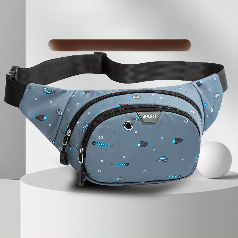 Fuxi sport deréktáska szabadtéri sportokhoz – Oxford anyag, unisex, 2025 tavasz