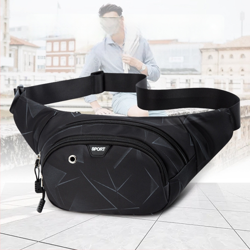 Fuxi sport deréktáska szabadtéri sportokhoz – Oxford anyag, unisex, 2025 tavasz