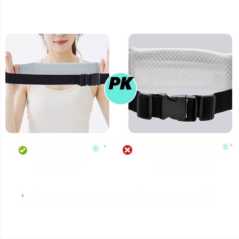 Sport derék táska – Uniszex, Nylon, Vízálló, Ultra könnyű, Kültéri sportokhoz