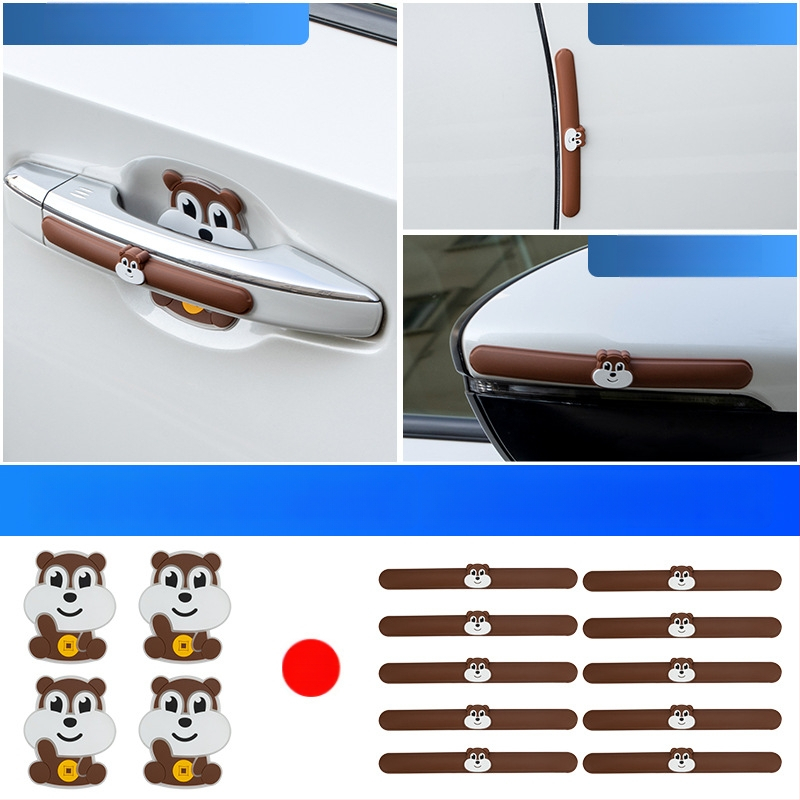 PVC kolīzijas aizsargs durvju bedrēm automašīnai, universāls modelis, pielāgota apstrāde