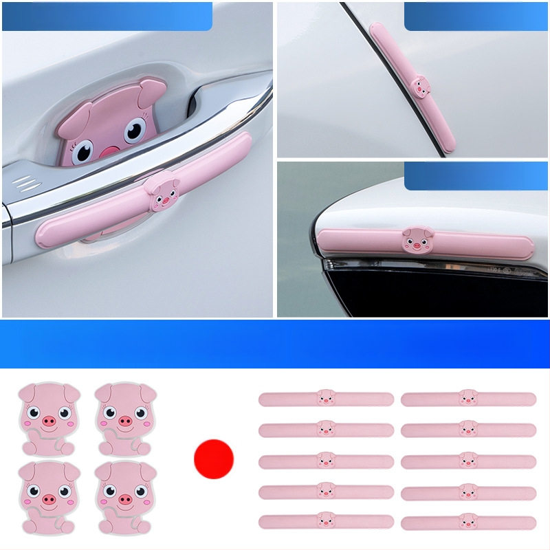 PVC kolīzijas aizsargs durvju bedrēm automašīnai, universāls modelis, pielāgota apstrāde