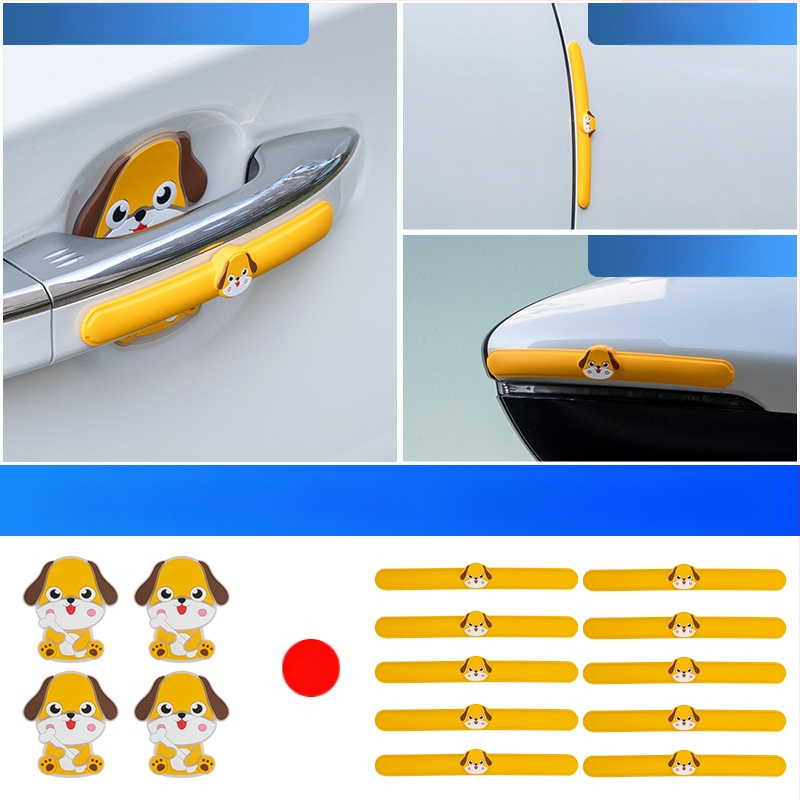 PVC kolīzijas aizsargs durvju bedrēm automašīnai, universāls modelis, pielāgota apstrāde