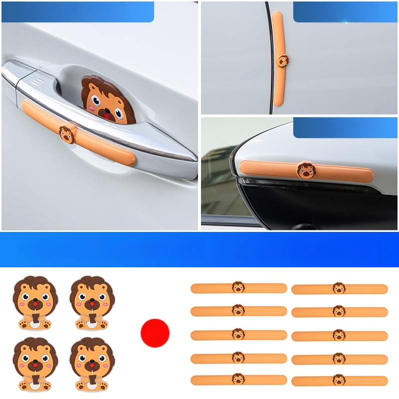 PVC kolīzijas aizsargs durvju bedrēm automašīnai, universāls modelis, pielāgota apstrāde