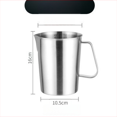 Huisheng 304 rozsdamentes acél mérőcsésze skálával – konyhai sütéshez mérőedény és kanál