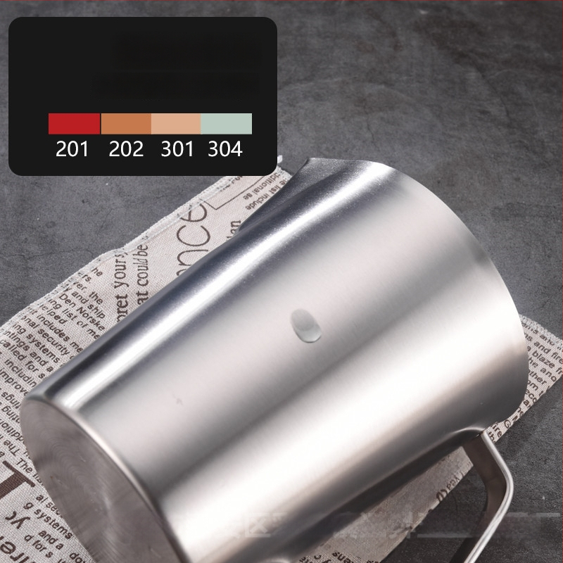 Huisheng 304 rozsdamentes acél mérőcsésze skálával – konyhai sütéshez mérőedény és kanál