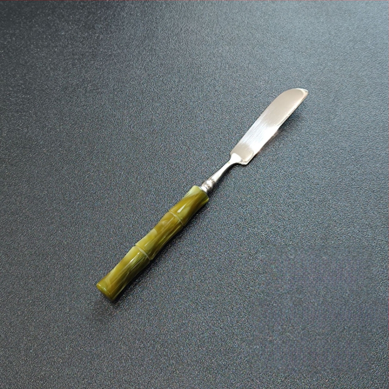 Kés, villa és kanál készlet – kézzel készített 304 rozsdamentes acélból, bambusz-összekapcsolódás dizájn, tükrös felület, új kínai stílus