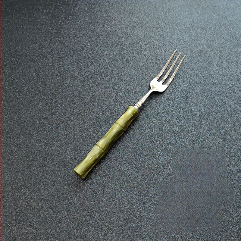 Kés, villa és kanál készlet – kézzel készített 304 rozsdamentes acélból, bambusz-összekapcsolódás dizájn, tükrös felület, új kínai stílus