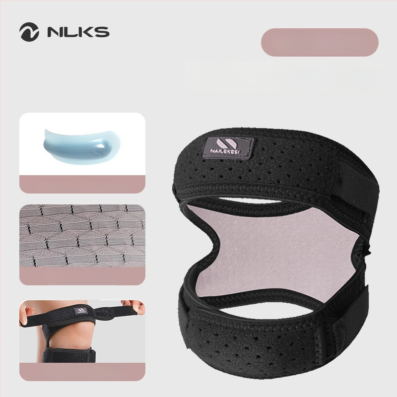 Наколенка за патела за спорт с спандекс — защита на коляното при катерене, бягане, походи и волейбол