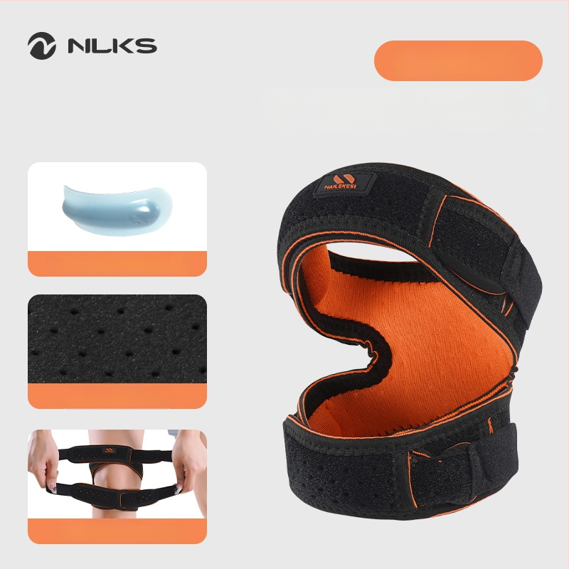 Наколенка за патела за спорт с спандекс — защита на коляното при катерене, бягане, походи и волейбол