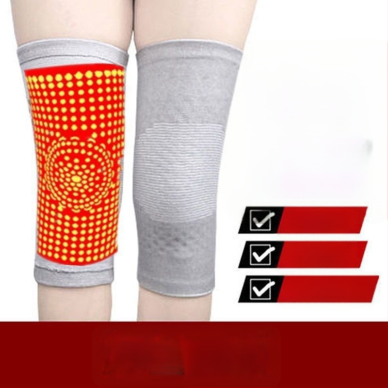 Джинджифилов протектор за коляното със самозагряваща се технология — универсален, спандекс, защита на коляното, 6 часа топлина