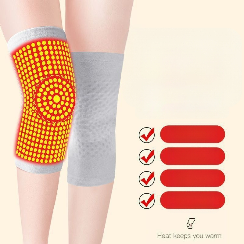 Джинджифилов протектор за коляното със самозагряваща се технология — универсален, спандекс, защита на коляното, 6 часа топлина