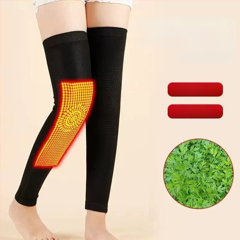 Джинджифилов протектор за коляното със самозагряваща се технология — универсален, спандекс, защита на коляното, 6 часа топлина