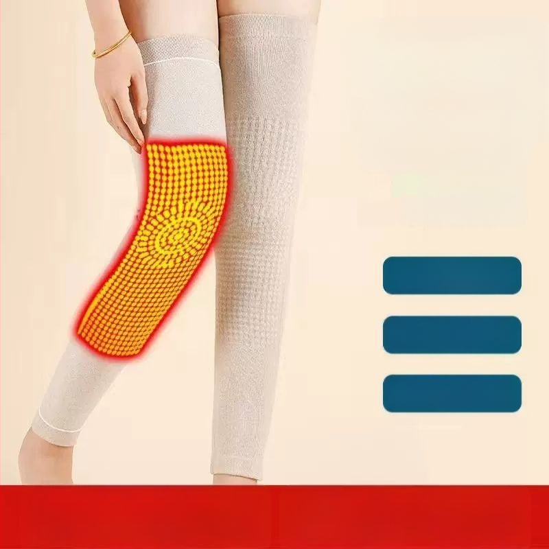 Джинджифилов протектор за коляното със самозагряваща се технология — универсален, спандекс, защита на коляното, 6 часа топлина