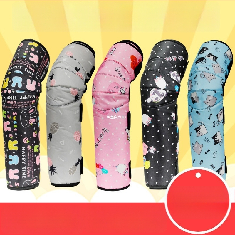 Зимни детски протектори за колене — дебели и ветроустойчиви за каране на велосипед и електрически превозни средства