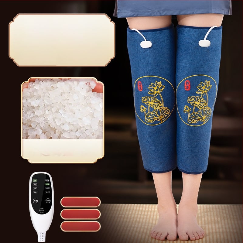 Elektriline soojendav põlvepatja soola kotikesega ja moksibustiooni kuuma kompressi jaoks koduseks füsioteraapias