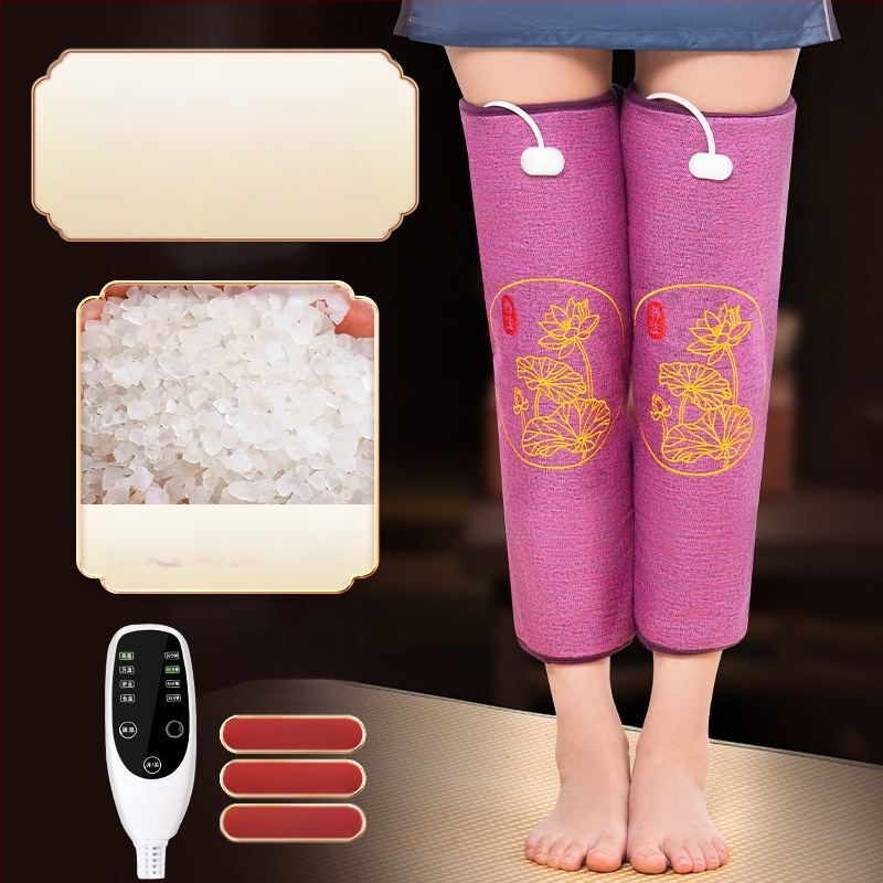 Elektriline soojendav põlvepatja soola kotikesega ja moksibustiooni kuuma kompressi jaoks koduseks füsioteraapias