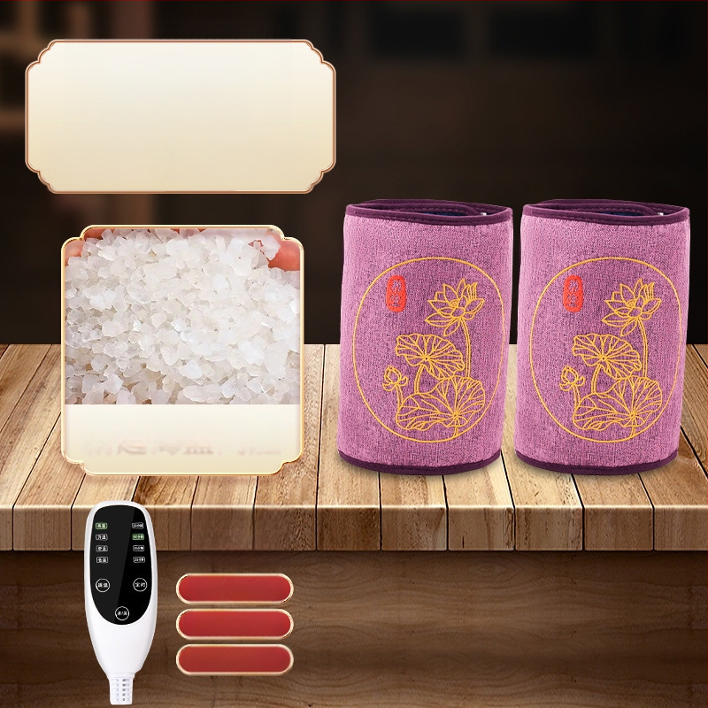 Elektriline soojendav põlvepatja soola kotikesega ja moksibustiooni kuuma kompressi jaoks koduseks füsioteraapias