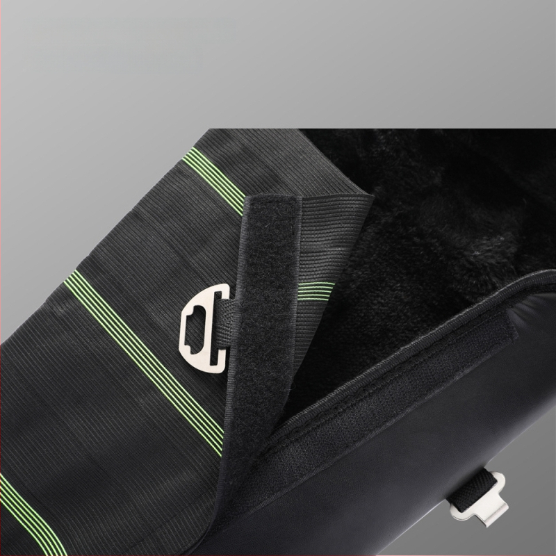 Ādas ceļgalu sargi ar vilnas oderi, biežas, vēja izturīgas un aukstumizturīgas, piemērotas motocikla un elektriskā velosipēda braukšanai (pieaugušie, vīrieši un sievietes)