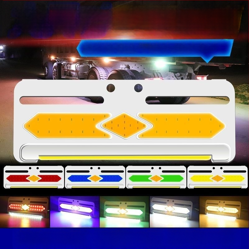 Странично COB LED осветление за камиони, 24V/12V, 8W, 5000K, 50 000 ч, голямо ултратънко