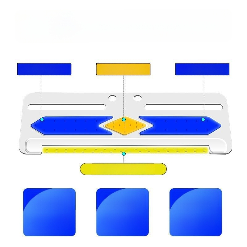 Странично COB LED осветление за камиони, 24V/12V, 8W, 5000K, 50 000 ч, голямо ултратънко