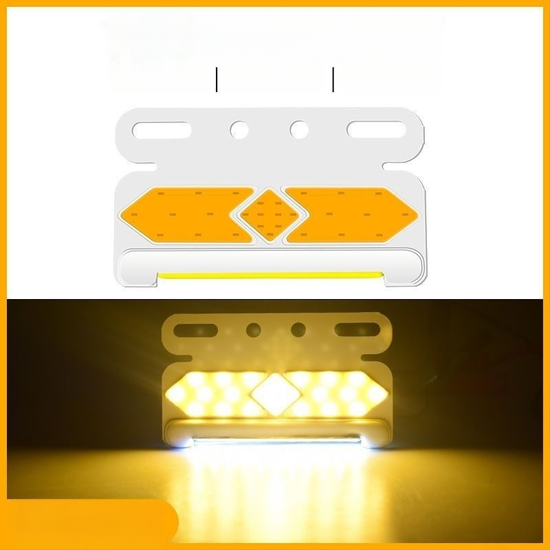 Странично COB LED осветление за камиони, 24V/12V, 8W, 5000K, 50 000 ч, голямо ултратънко