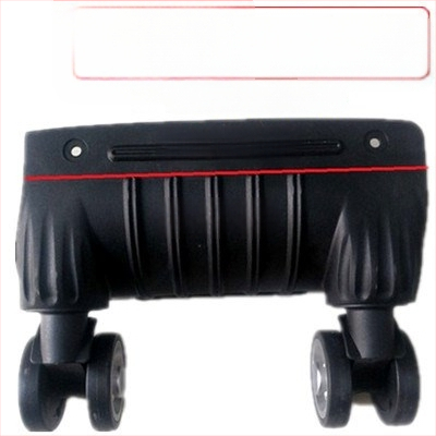 Bagažinių ratukai - vienos dalies konstrukcija, amortuojantys šokius, universali suderinamumas, ABS medžiaga