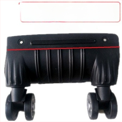 Bagažinių ratukai - vienos dalies konstrukcija, amortuojantys šokius, universali suderinamumas, ABS medžiaga