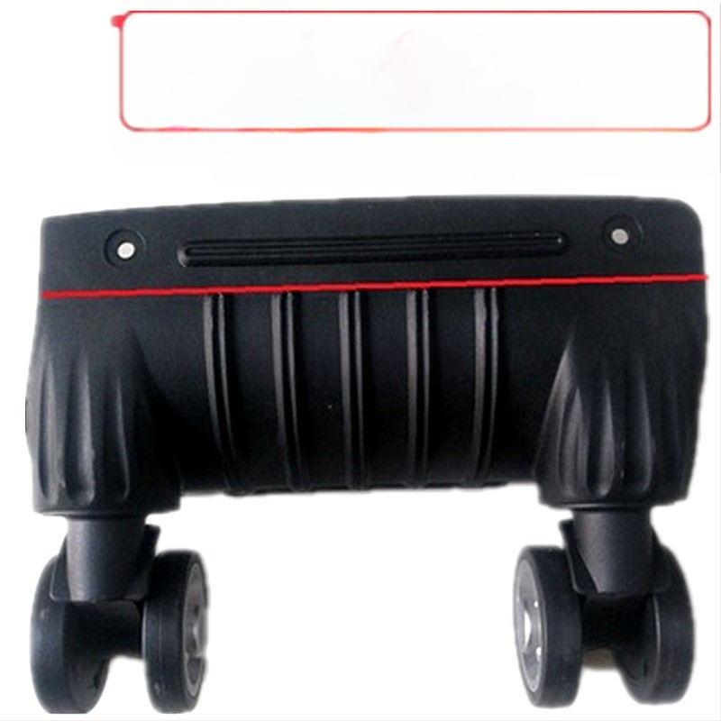 Bagažinių ratukai - vienos dalies konstrukcija, amortuojantys šokius, universali suderinamumas, ABS medžiaga