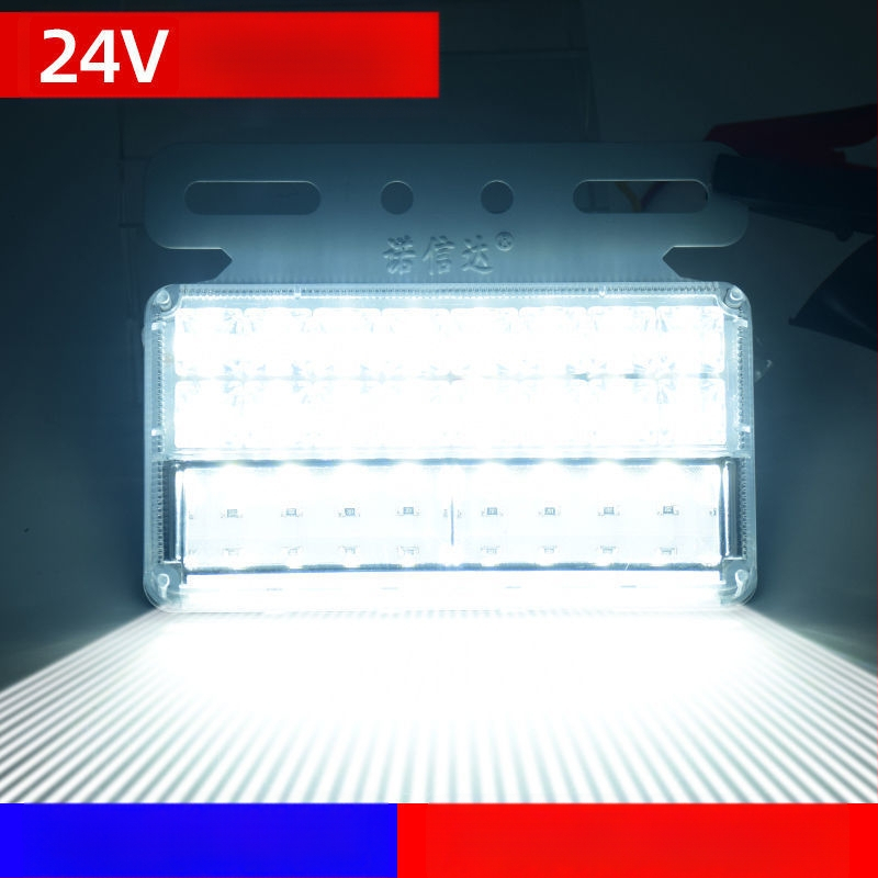 LED странична светлина за ремаркето на камион, 12/24V, IP68 водоустойчива, двойна редица LED, корпус от PC, живот 50 000 ч