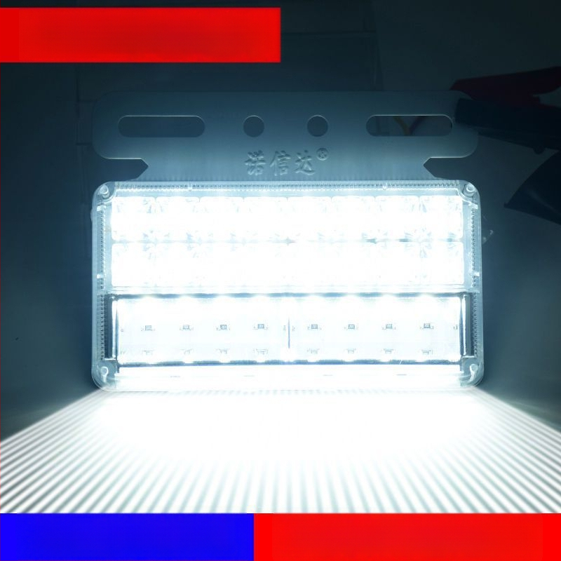 LED странична светлина за ремаркето на камион, 12/24V, IP68 водоустойчива, двойна редица LED, корпус от PC, живот 50 000 ч
