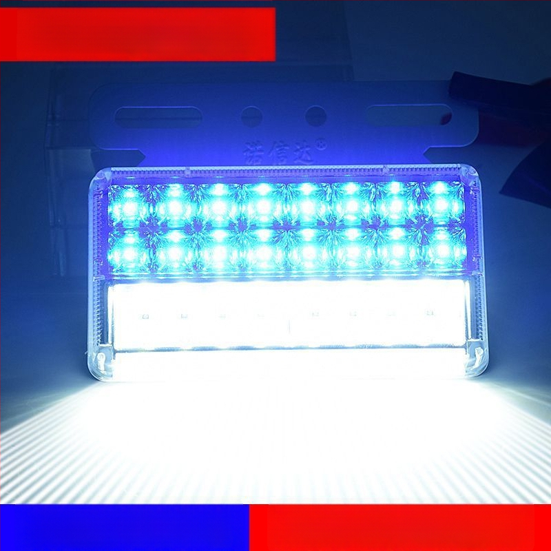 LED странична светлина за ремаркето на камион, 12/24V, IP68 водоустойчива, двойна редица LED, корпус от PC, живот 50 000 ч