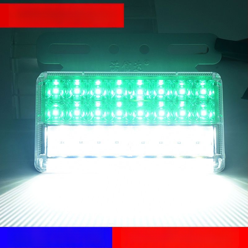 LED странична светлина за ремаркето на камион, 12/24V, IP68 водоустойчива, двойна редица LED, корпус от PC, живот 50 000 ч