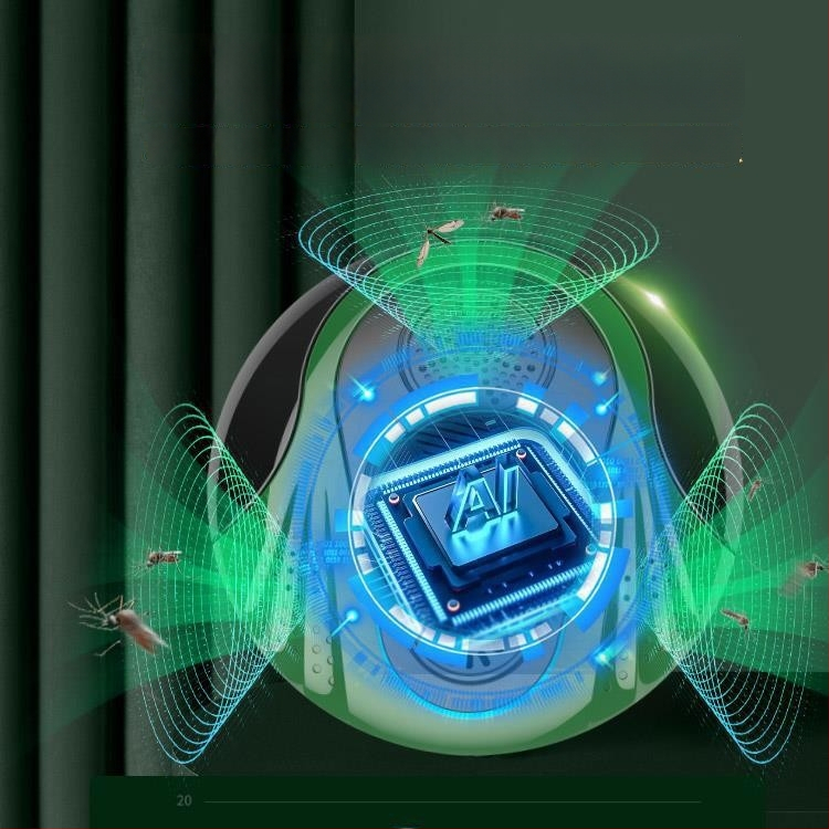 Beltéri ultrahangos szúnyogirtó lámpa fotokatalitikus technológiával, újratölthető, otthoni használatra – 2021 tavasz