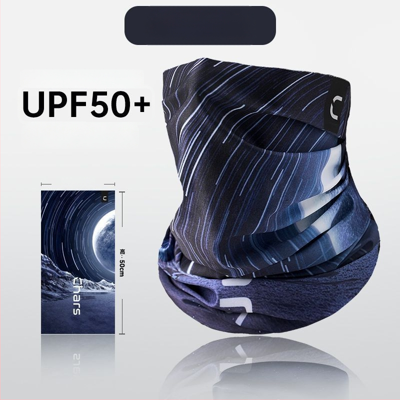 Слънцезащитна маска за жени за колоездене, ледено коприна плат, райета, casual стил, за открито, спортни шапки и шалове за глава