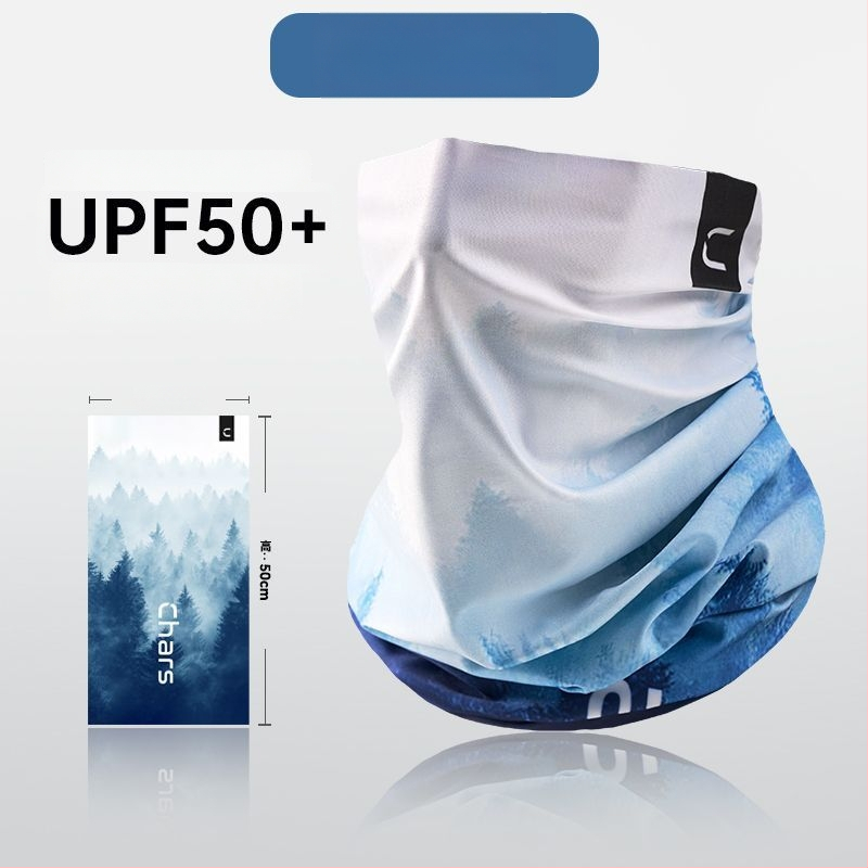 Слънцезащитна маска за жени за колоездене, ледено коприна плат, райета, casual стил, за открито, спортни шапки и шалове за глава