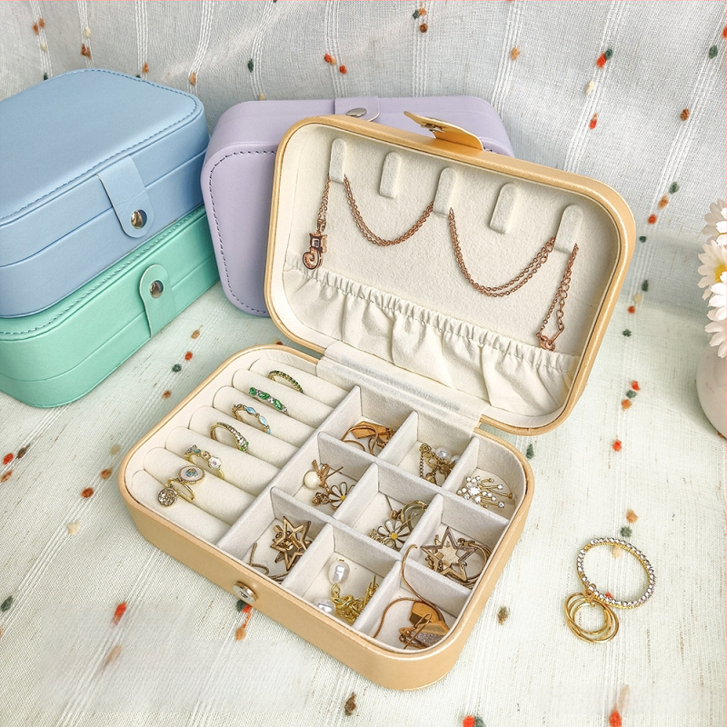 Papuošalų dėžutė - Oda, Vintage stilius, Tvirta konstrukcija, Modelis 6120