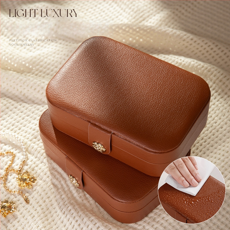 Papuošalų dėžutė - Oda, Vintage stilius, Tvirta konstrukcija, Modelis 6120
