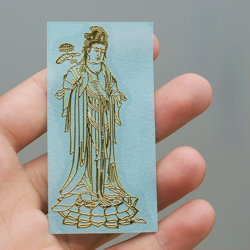 Mobiltelefon matrica – Nyúl éve zodiákus védő istenség, bronz bevonat, új kínai stílus, testreszabás nélkül, másik folyamat