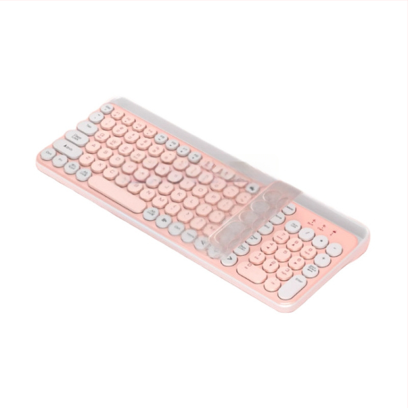 Bluetooth безжична безшумна числова клавиатура с голям слот за карти за таблети, телефони и лаптопи (ABS пластмаса)