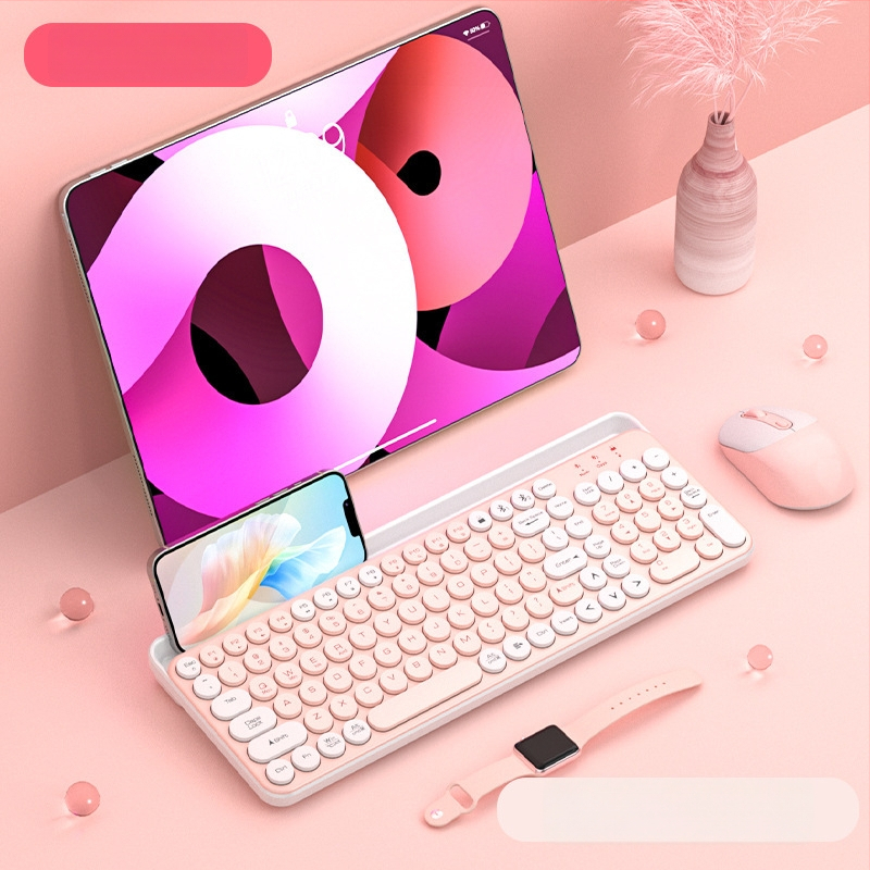 Bluetooth безжична безшумна числова клавиатура с голям слот за карти за таблети, телефони и лаптопи (ABS пластмаса)