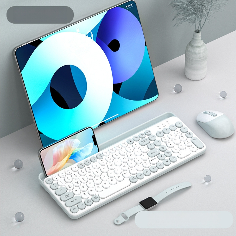 Bluetooth безжична безшумна числова клавиатура с голям слот за карти за таблети, телефони и лаптопи (ABS пластмаса)