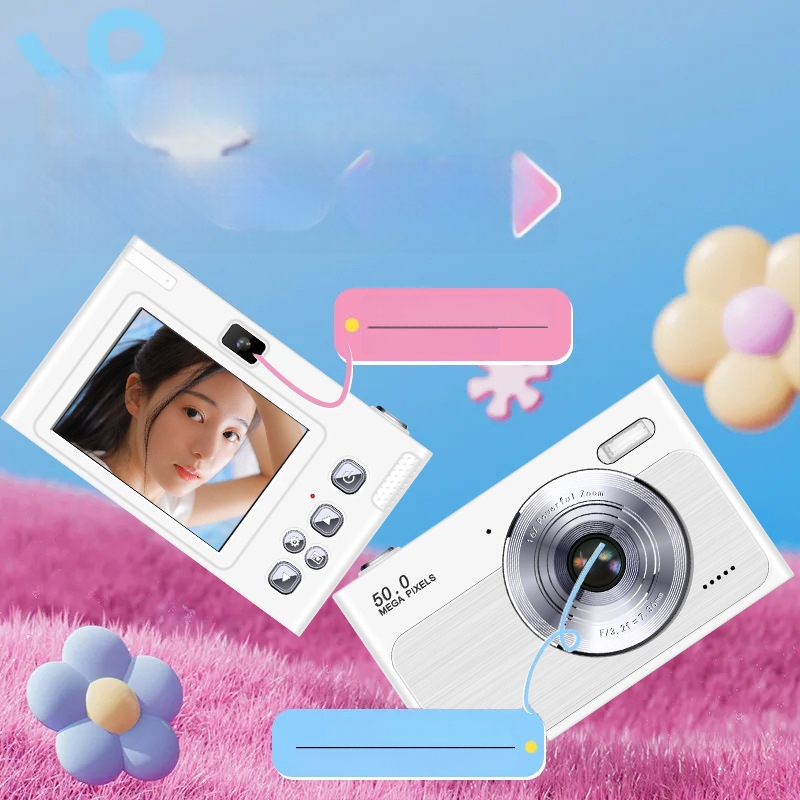 Chain Bearing C01 digitālā viedkamera ar CMOS sensoru, 16x optiskais tālummaiņa, periskopa objektīvs, 1280x1024 izšķirtspēja, 2,4 collu HD LCD