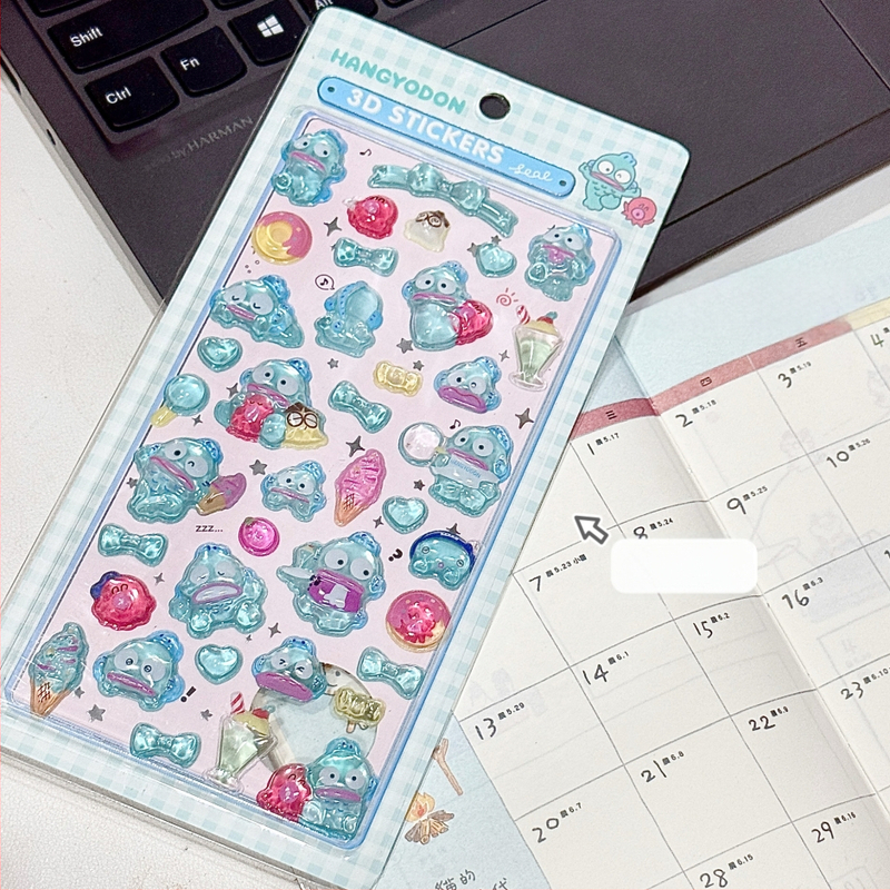 Telefon tok 3D-relief matricákkal, aranyos stílus, DIY matrica készlet