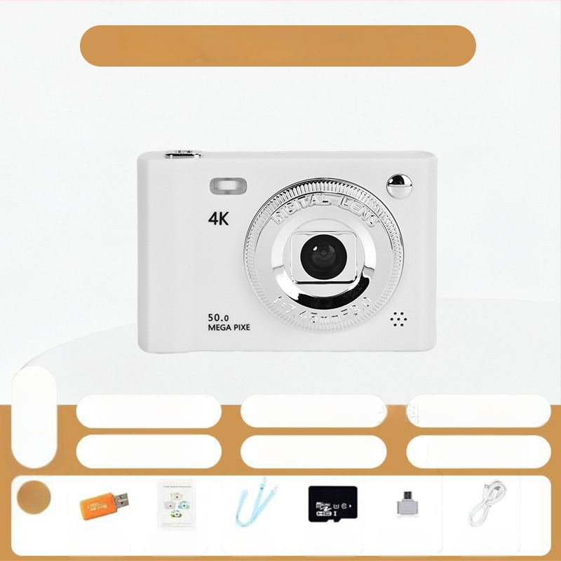 Selfie CCD skaitmeninė kamera su dvigubais objektyvais, 1/1.7'' CCD jutiklis, 24 MP, 8x optinis priartinimas, 2.3'' LCD