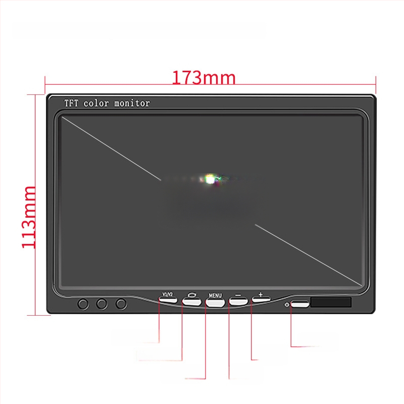 Automobilinis LCD ekranas 701 – NP suderinamas, stalinio tipo ekranas, raiška 480x272 / 800x480