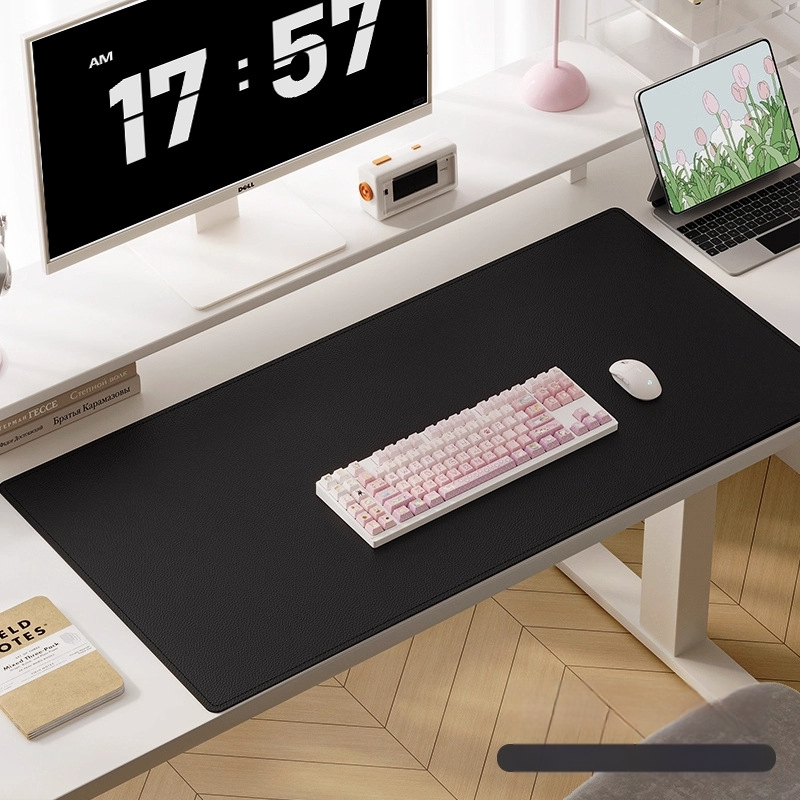 Ādas galda paliktnis, divpusējs, pretslīdēšana, karstā pārneses druka, logotipa druka iespējama, pielāgoti paraugi un zīmējumi