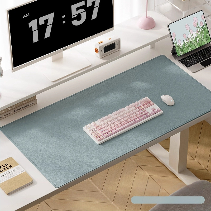 Ādas galda paliktnis, divpusējs, pretslīdēšana, karstā pārneses druka, logotipa druka iespējama, pielāgoti paraugi un zīmējumi